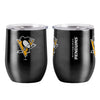 Pittsburgh Penguins Travel Tumbler 16oz Stainless Steel Curved - Logo Brands
