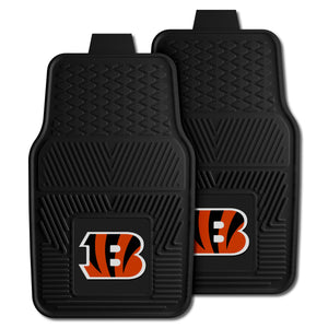 Fanmats - NFL - Cincinnati Bengals 2-pc Vinyl Car Mat Set 17''x27''
