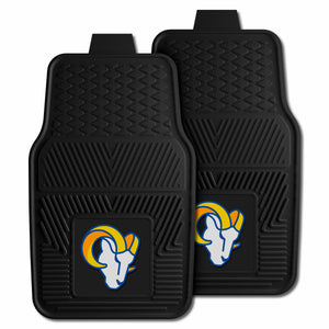 Fanmats - NFL - Los Angeles Rams 2-pc Vinyl Car Mat Set 17''x27''