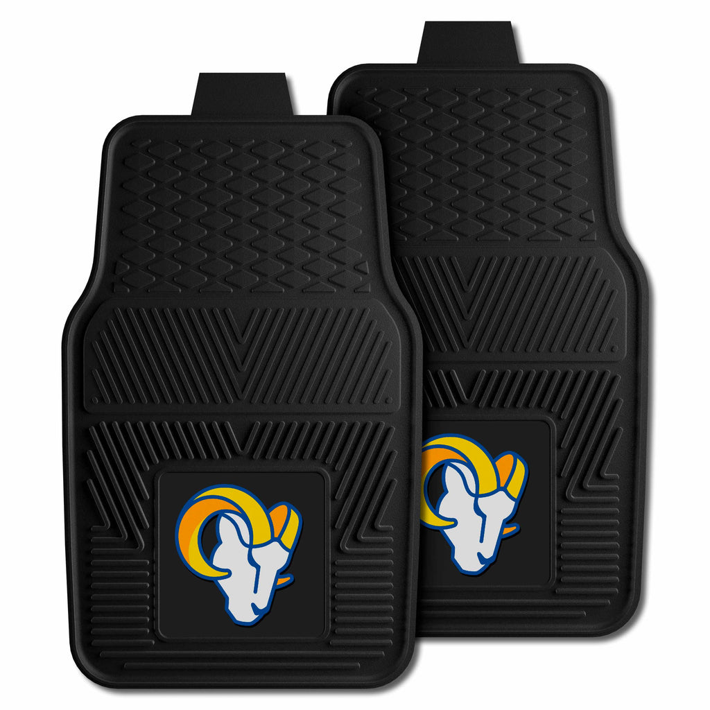 Fanmats - NFL - Los Angeles Rams 2-pc Vinyl Car Mat Set 17''x27''