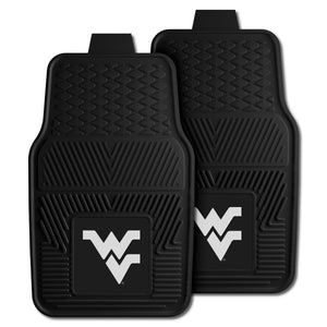 Fanmats - West Virginia University 2-pc Vinyl Car Mat Set 17''x27''