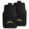 Fanmats - NFL - Los Angeles Chargers 2-pc Vinyl Car Mat Set 17''x27''