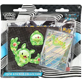 Pokemon TCG: Scarlet And Violet Black Bolt Three-Pack Tech Sticker Collection