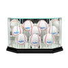 Octagon 8 Baseball Display Case with Black Moulding