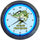 Gone Fishing Neon Clock