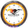 Ford Mustang Since 1964 Orange Neon Clock