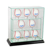 8 Upright Glass Display Case with Black Moulding
