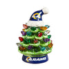 Los Angeles Rams Christmas Tree 4 Inch LED Tabletop - Evergreen Enterprises