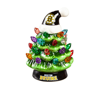 Boston Bruins Christmas Tree 4 Inch LED Tabletop - Evergreen Enterprises