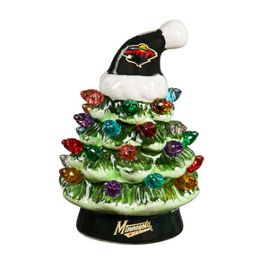 Minnesota Wild Christmas Tree 4 Inch LED Tabletop - Evergreen Enterprises
