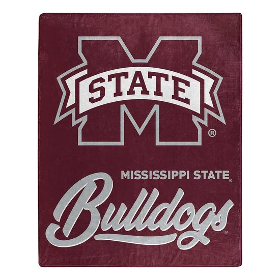 Mississippi State Bulldogs Blanket 50x60 Raschel Signature Design - Northwest