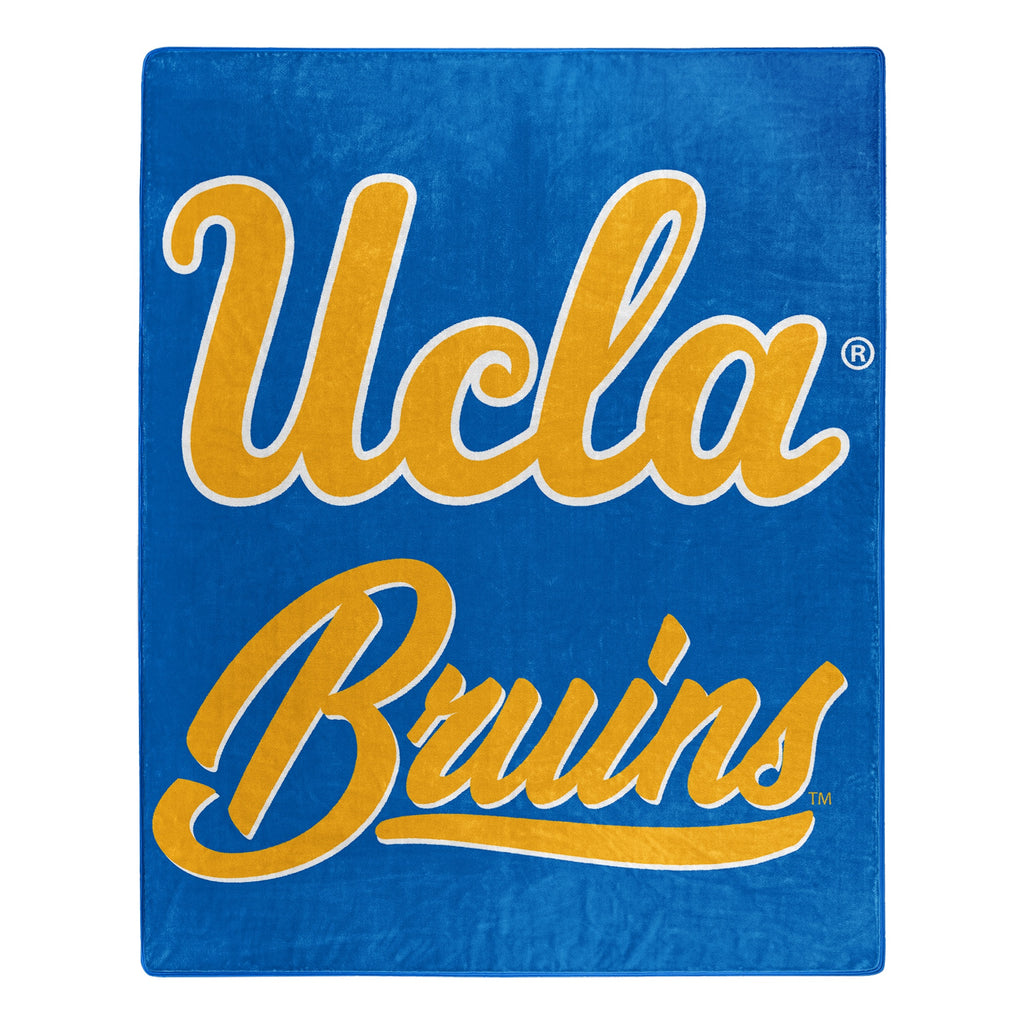 UCLA Bruins Blanket 50x60 Raschel Signature Design - the Northwest Company