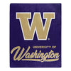 Washington Huskies Blanket 50x60 Raschel Signature Design - Northwest