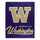 Washington Huskies Blanket 50x60 Raschel Signature Design - Northwest