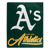 Oakland Athletics Blanket 50x60 Raschel Signature Design - Northwest