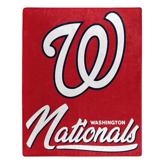 Washington Nationals Blanket 50x60 Raschel Signature Design - Northwest