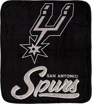 San Antonio Spurs Blanket 50x60 Raschel Signature Design - Northwest