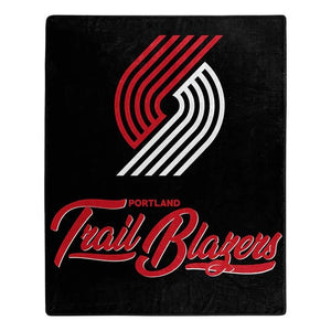 Portland Trail Blazers Blanket 50x60 Raschel Signature Design - Northwest