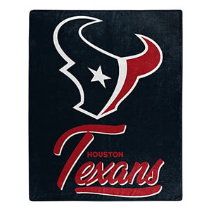 Houston Texans Blanket 50x60 Raschel Signature Design - Northwest