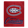 Montreal Canadiens Blanket 50x60 Raschel Signature Design - Northwest