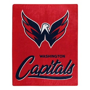 Washington Capitals Blanket 50x60 Raschel Signature Design - Northwest