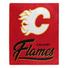 Calgary Flames Blanket 50x60 Raschel Signature Design - Northwest
