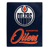 Edmonton Oilers Blanket 50x60 Raschel Signature Design - Northwest