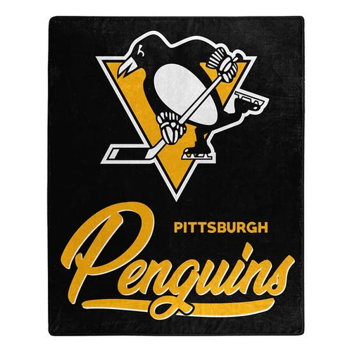 Pittsburgh Penguins Blanket 50x60 Raschel Signature Design - Northwest