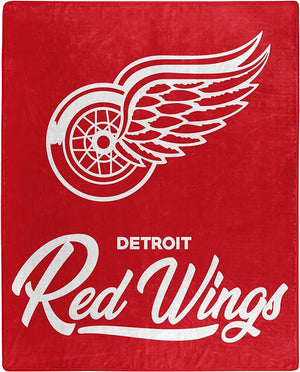Detroit Red Wings Blanket 50x60 Raschel Signature Design - the Northwest Company