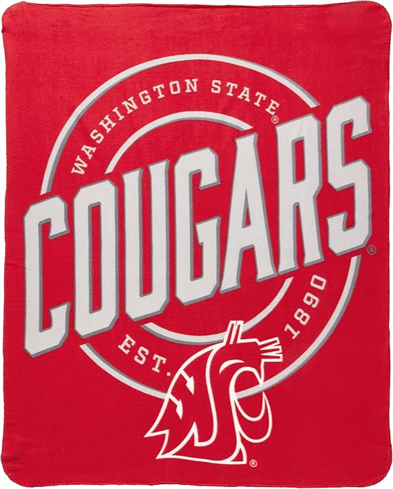 Washington State Cougars Blanket 50x60 Fleece Campaign Design - Northwest