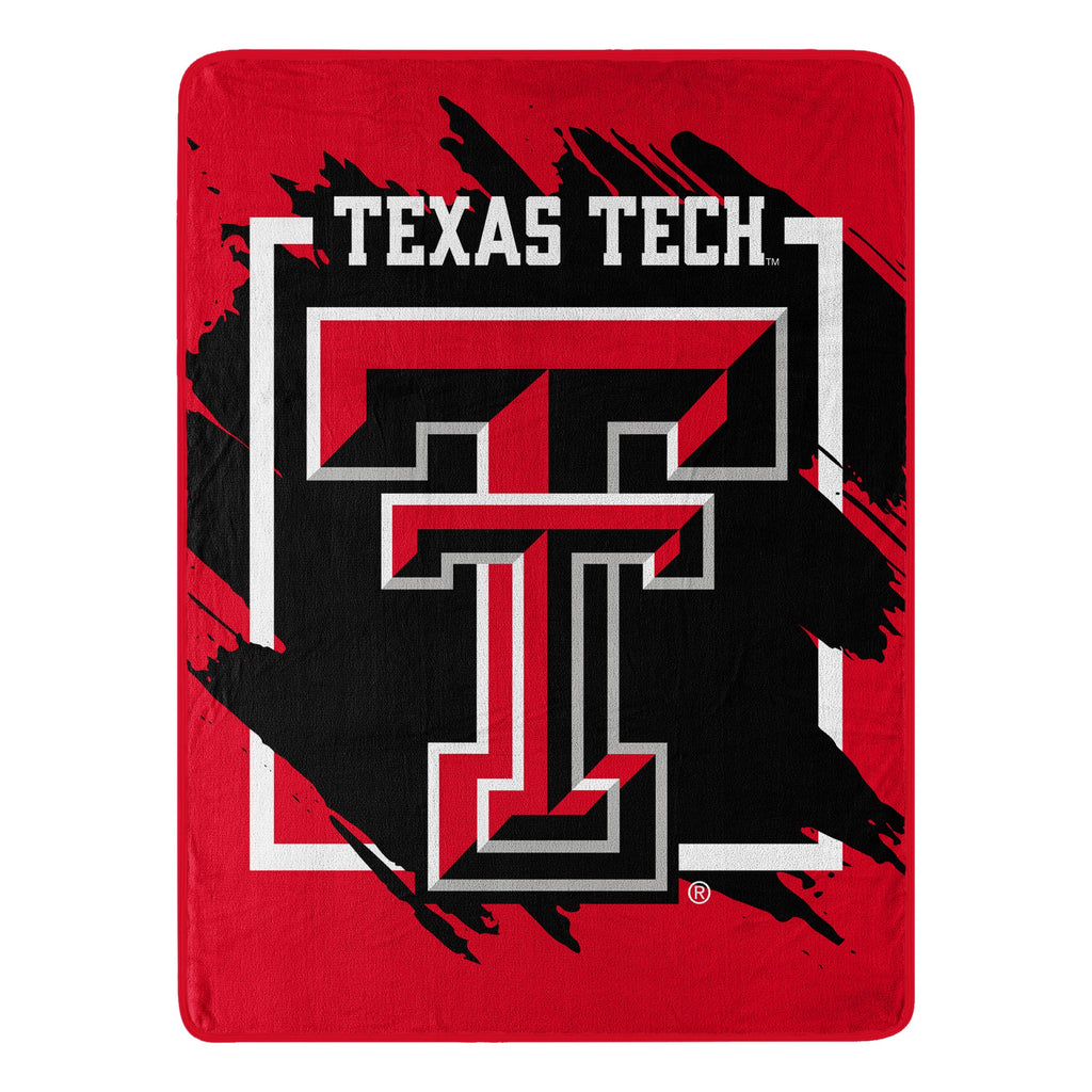 Texas Tech Red Raiders Blanket 46x60 Micro Raschel Dimensional Design Rolled - The Northwest Company