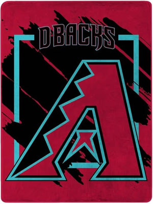 Arizona Diamondbacks Blanket 46x60 Micro Raschel Dimensional Design Rolled - The Northwest Company