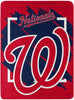 Washington Nationals Blanket 46x60 Micro Raschel Dimensional Design Rolled - The Northwest Company