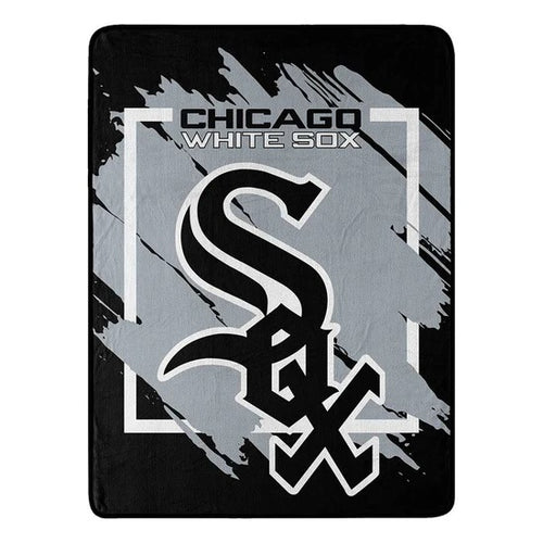 Chicago White Sox Blanket 46x60 Micro Raschel Dimensional Design Rolled - The Northwest Company
