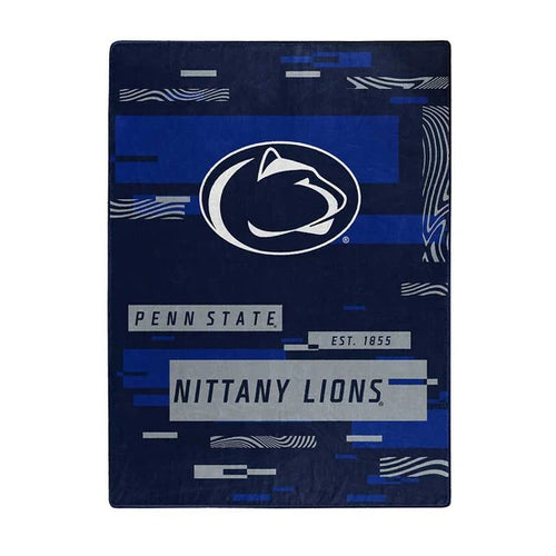 Penn State Nittany Lions Blanket 60x80 Raschel Digitize Design - The Northwest Company