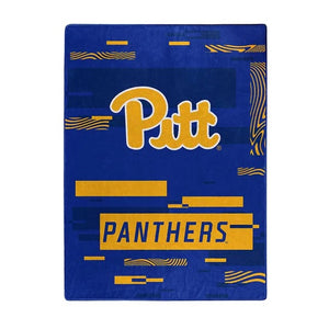 Pittsburgh Panthers Blanket 60x80 Raschel Digitize Design - The Northwest Company