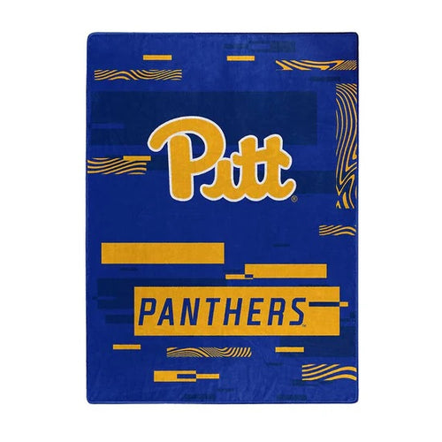Pittsburgh Panthers Blanket 60x80 Raschel Digitize Design - The Northwest Company