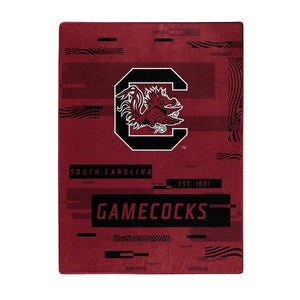 South Carolina Gamecocks Blanket 60x80 Raschel Digitize Design - The Northwest Company