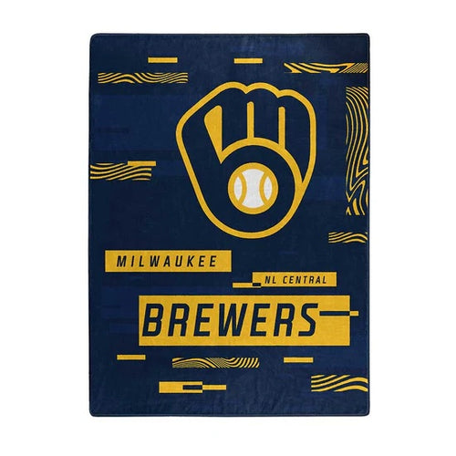Milwaukee Brewers Blanket 60x80 Raschel Digitize Design - The Northwest Company