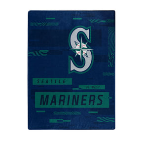 Seattle Mariners Blanket 60x80 Raschel Digitize Design - The Northwest Company