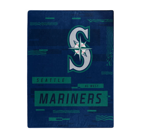 Seattle Mariners Blanket 60x80 Raschel Digitize Design - The Northwest Company