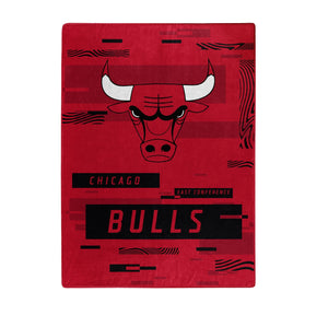 Chicago Bulls Blanket 60x80 Raschel Digitize Design - The Northwest Company