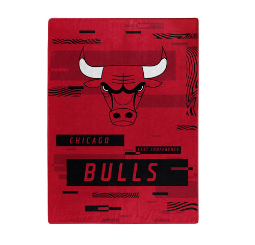 Chicago Bulls Blanket 60x80 Raschel Digitize Design - The Northwest Company