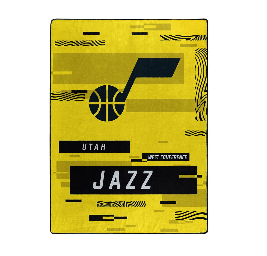 Utah Jazz Blanket 60x80 Raschel Digitize Design - The Northwest Company