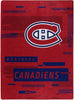 Montreal Canadiens Blanket 60x80 Raschel Digitize Design - The Northwest Company