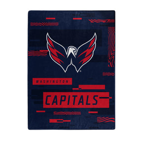 Washington Capitals Blanket 60x80 Raschel Digitize Design - The Northwest Company