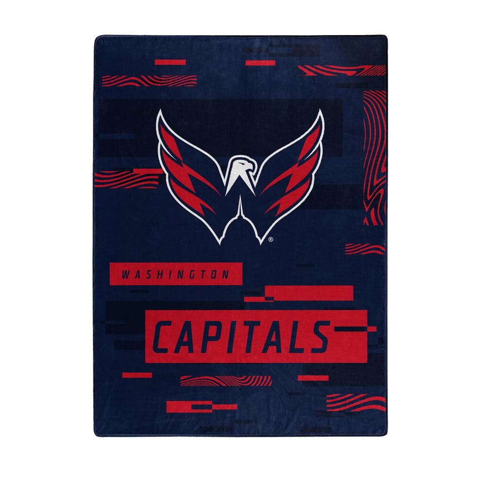 Washington Capitals Blanket 60x80 Raschel Digitize Design - The Northwest Company
