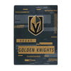 Vegas Golden Knights Blanket 60x80 Raschel Digitize Design - The Northwest Company