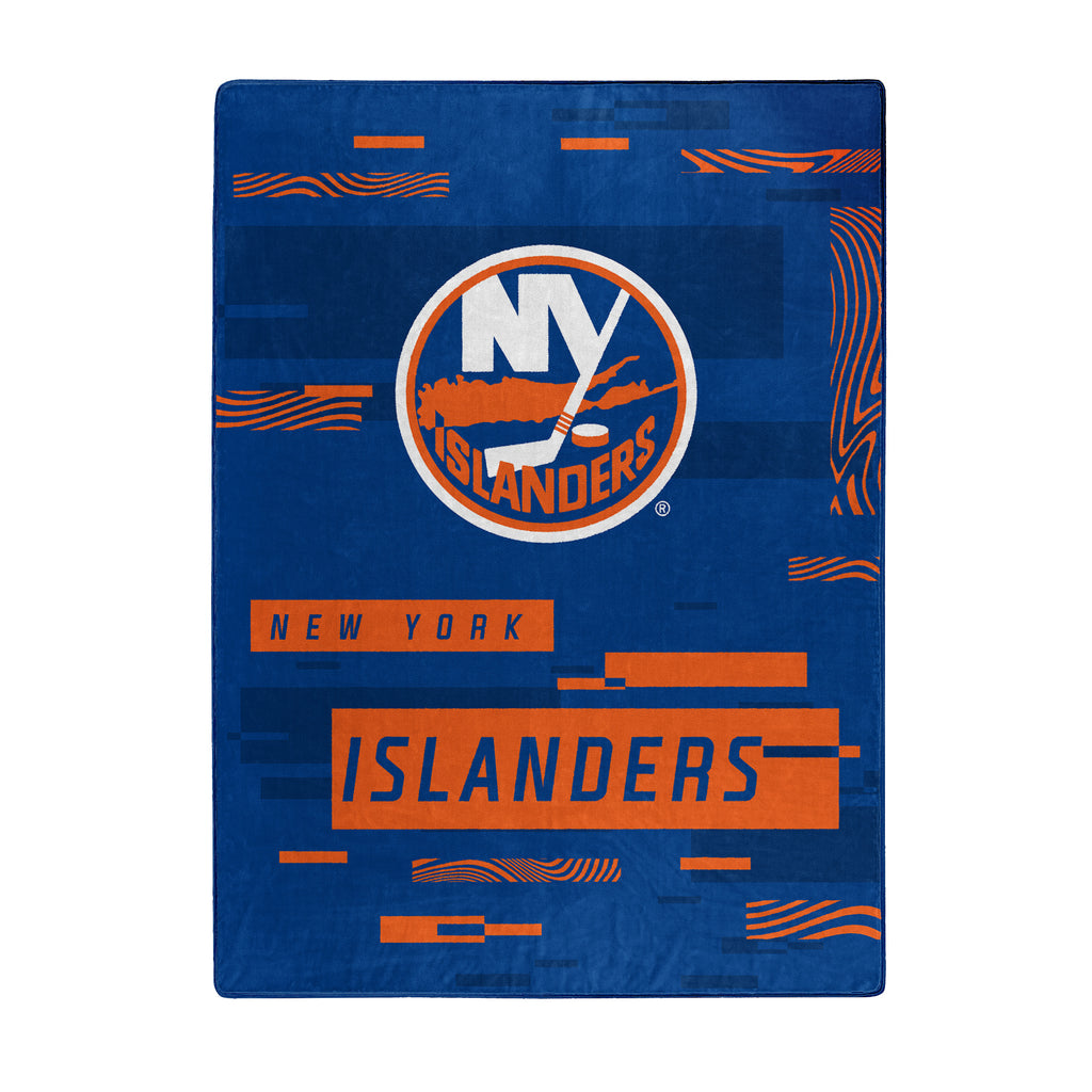 New York Islanders Blanket 60x80 Raschel Digitize Design - The Northwest Company