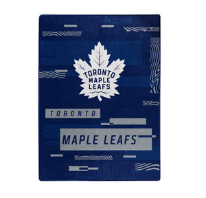 Toronto Maple Leafs Blanket 60x80 Raschel Digitize Design - The Northwest Company